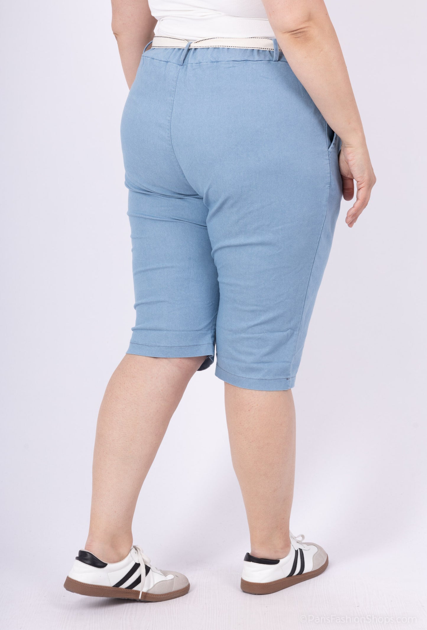 Plus Size Bermuda Denim