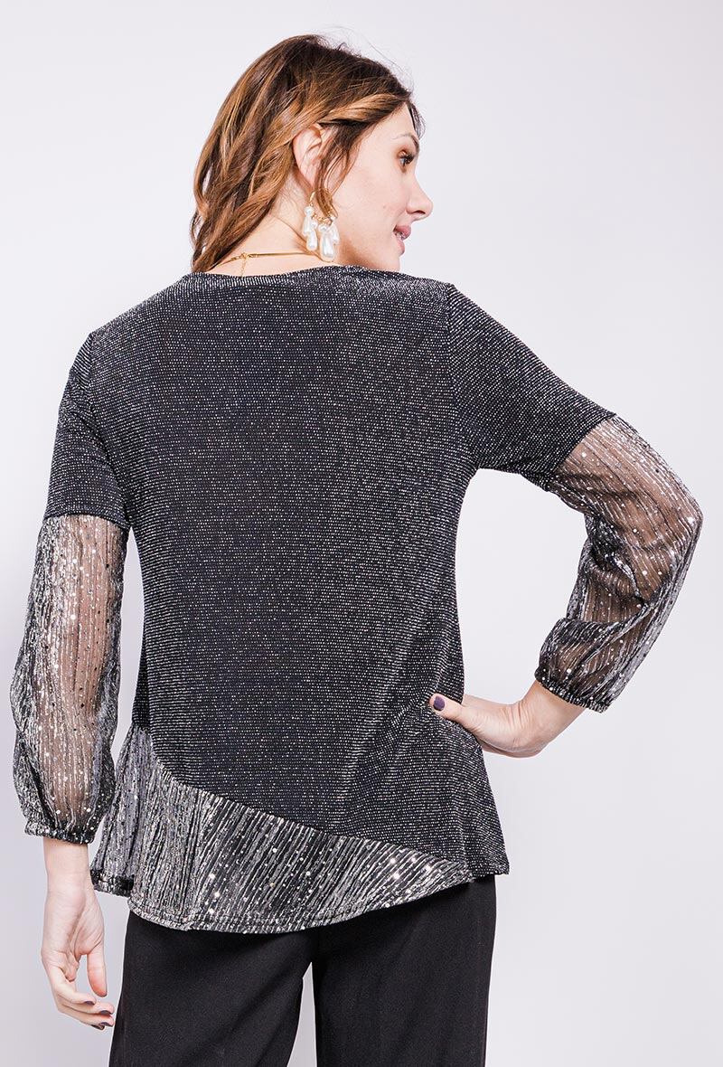 Party blouse i Stor Storlek