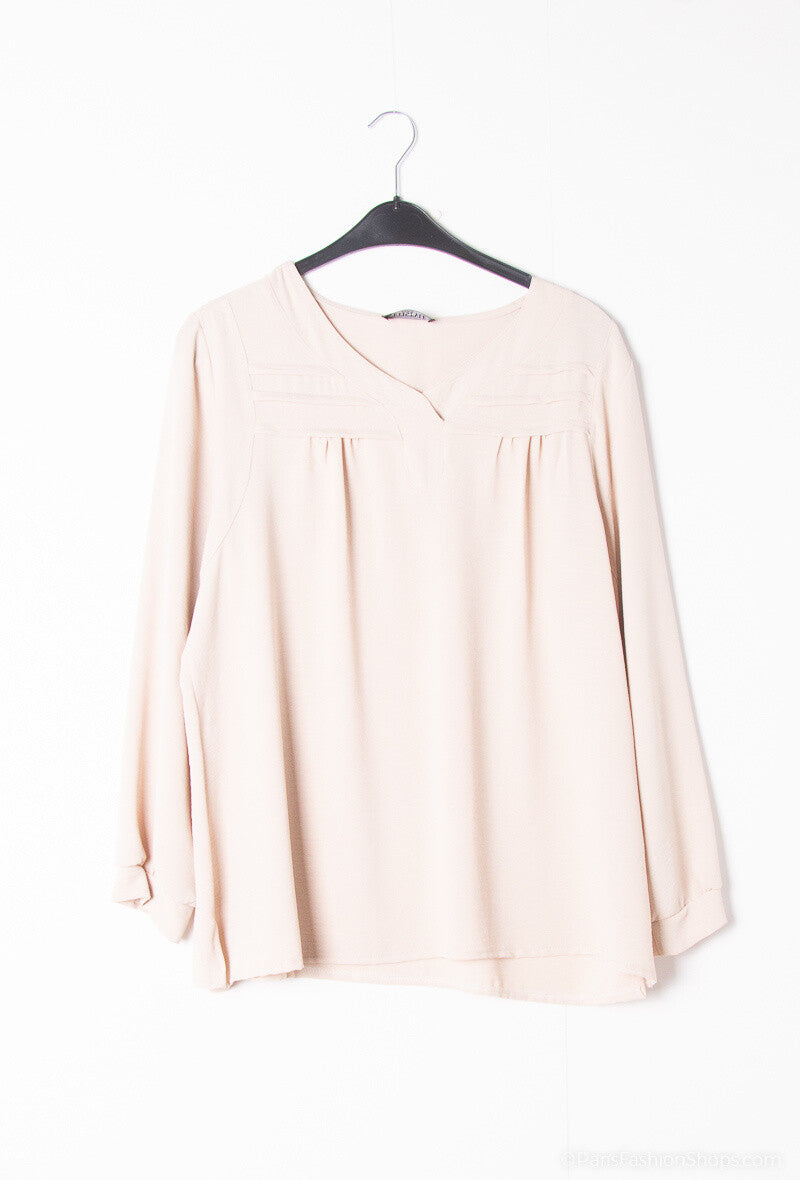 Elegante blouse i Stor Storlek