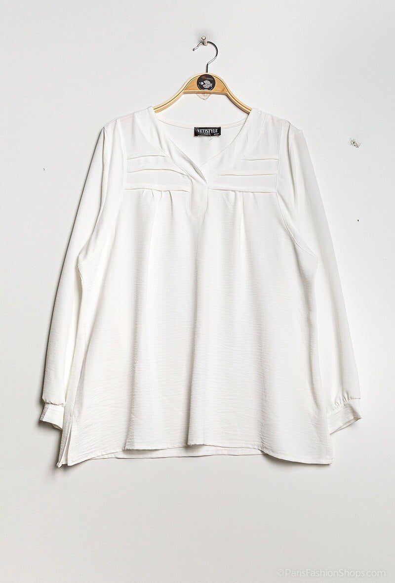 Elegante blouse i Stor Storlek