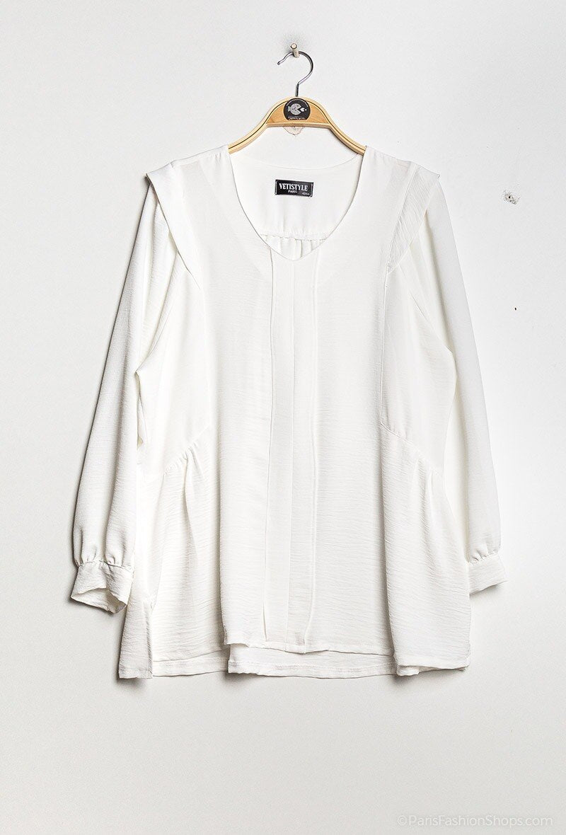 Elegante blouse i Stor Storlek