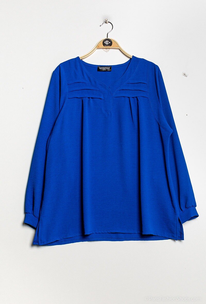 Elegante blouse i Stor Storlek