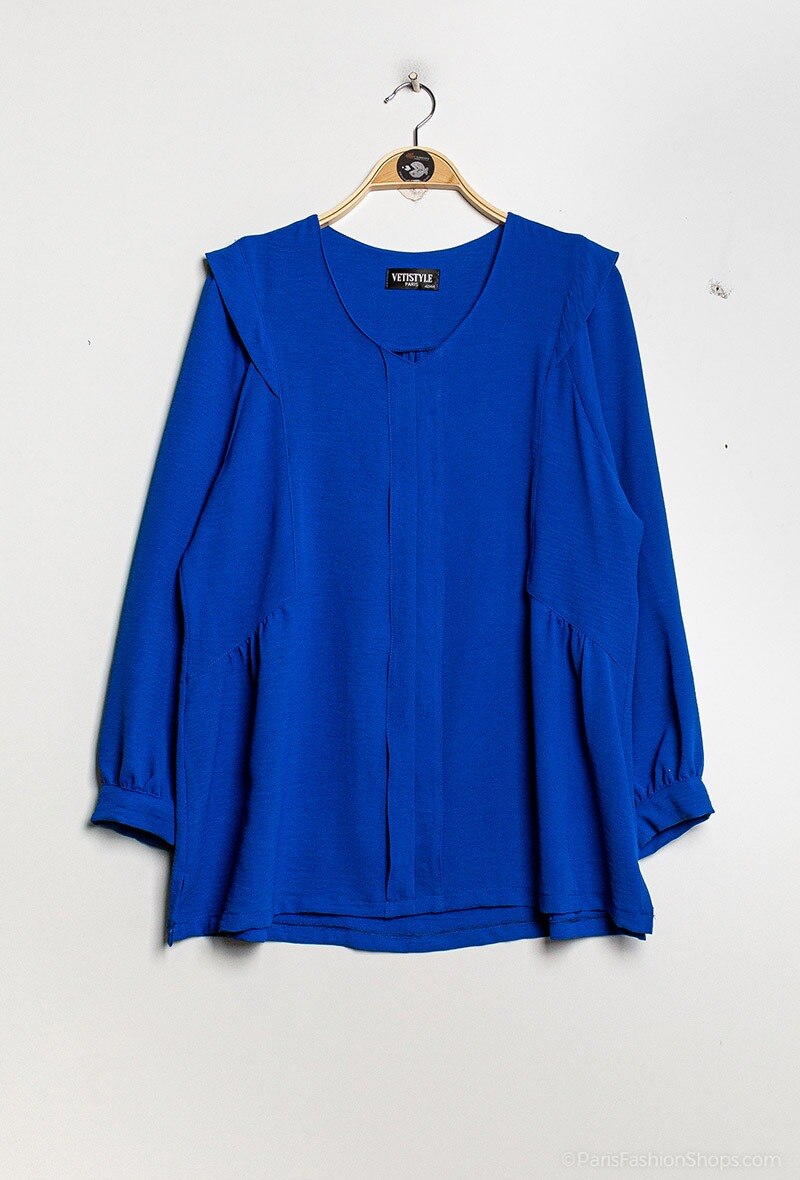 Elegante blouse i Stor Storlek