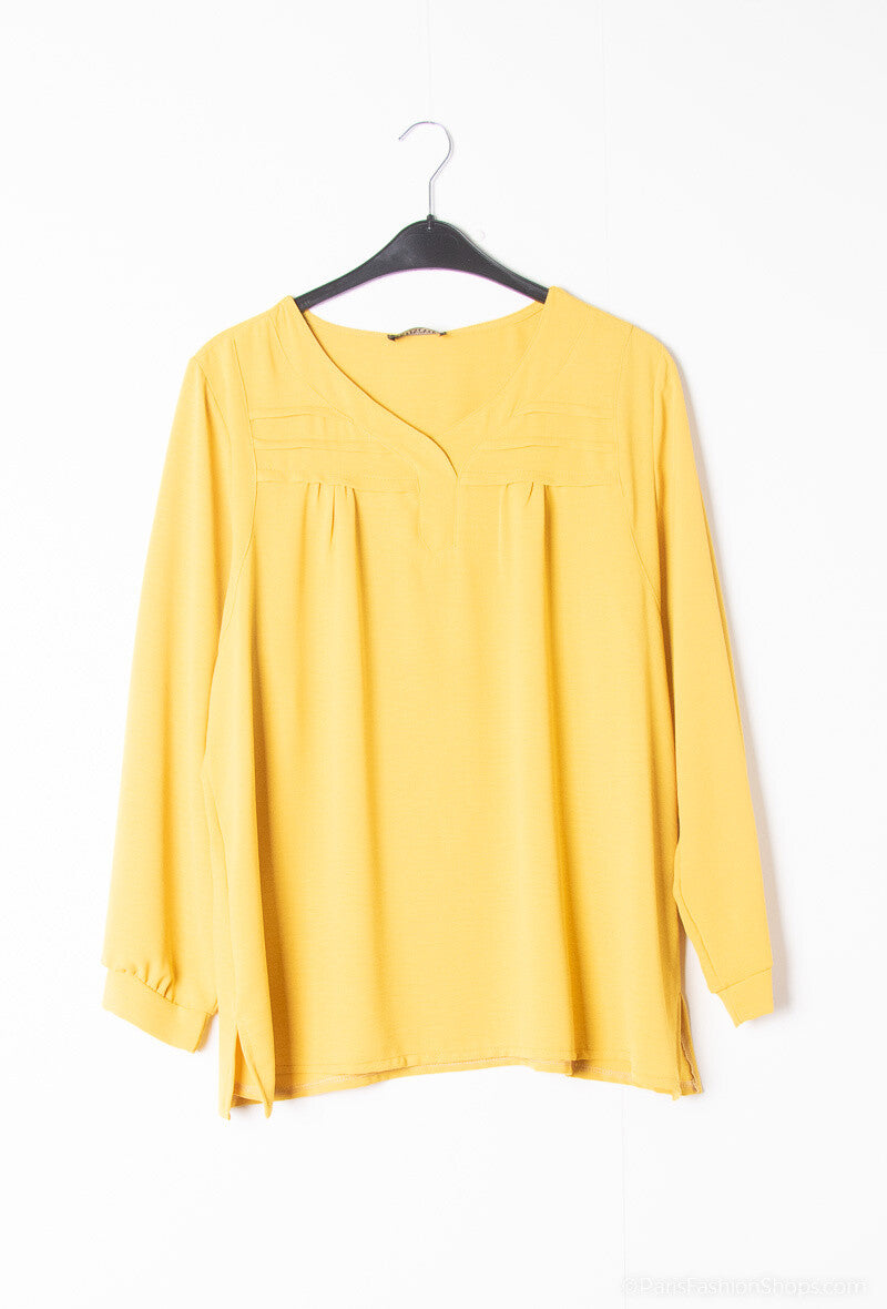 Elegante blouse i Stor Storlek