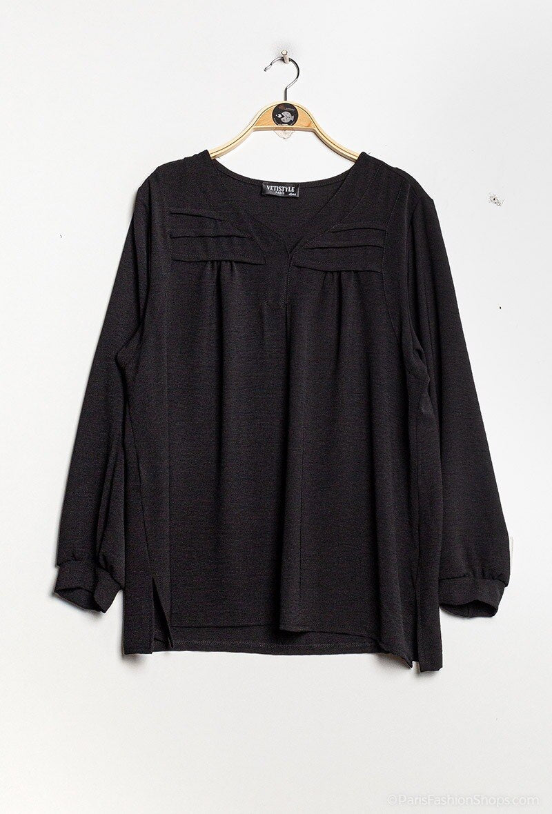 Elegante blouse i Stor Storlek