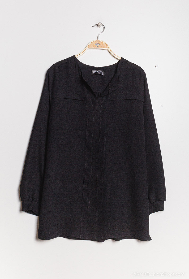 Elegante blouse i Stor Storlek