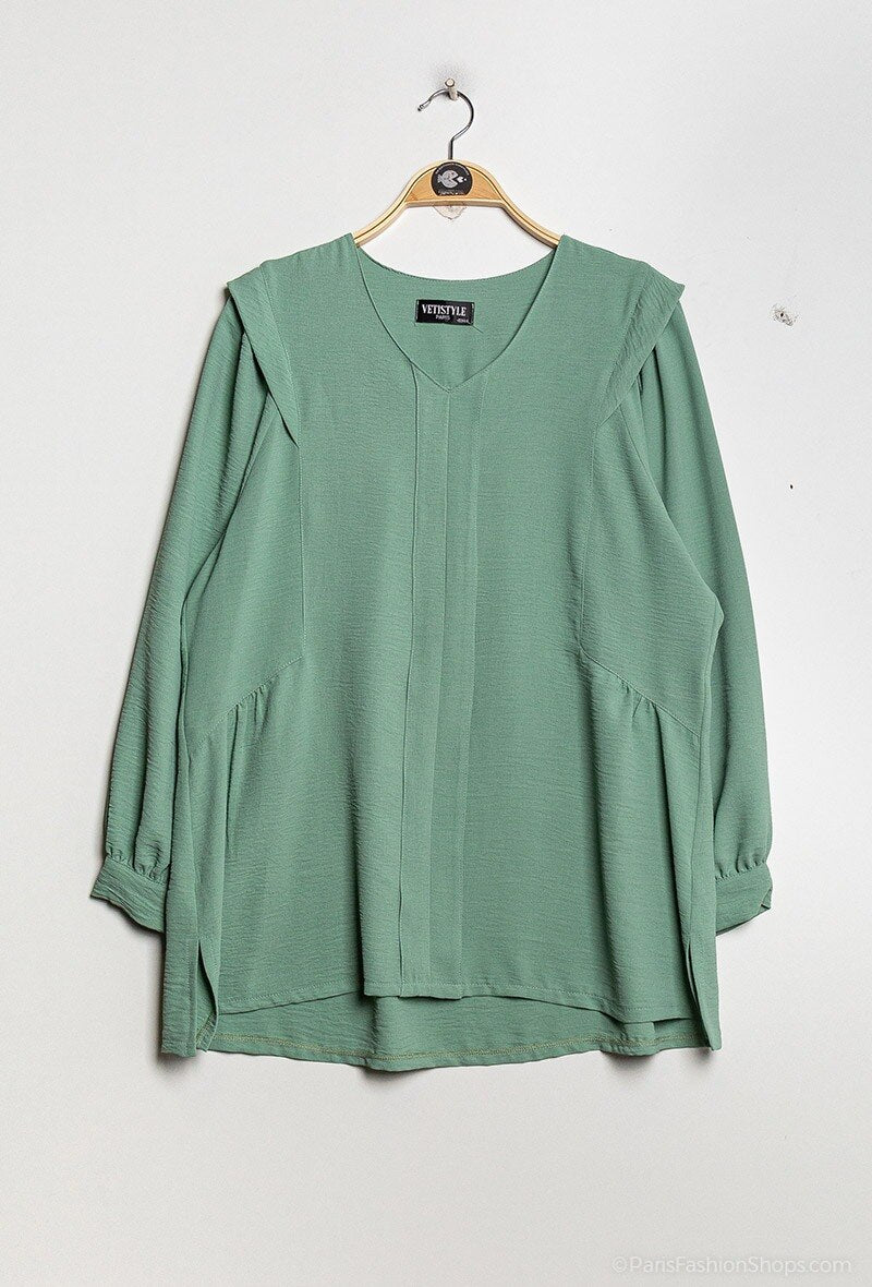 Elegante blouse i Stor Storlek