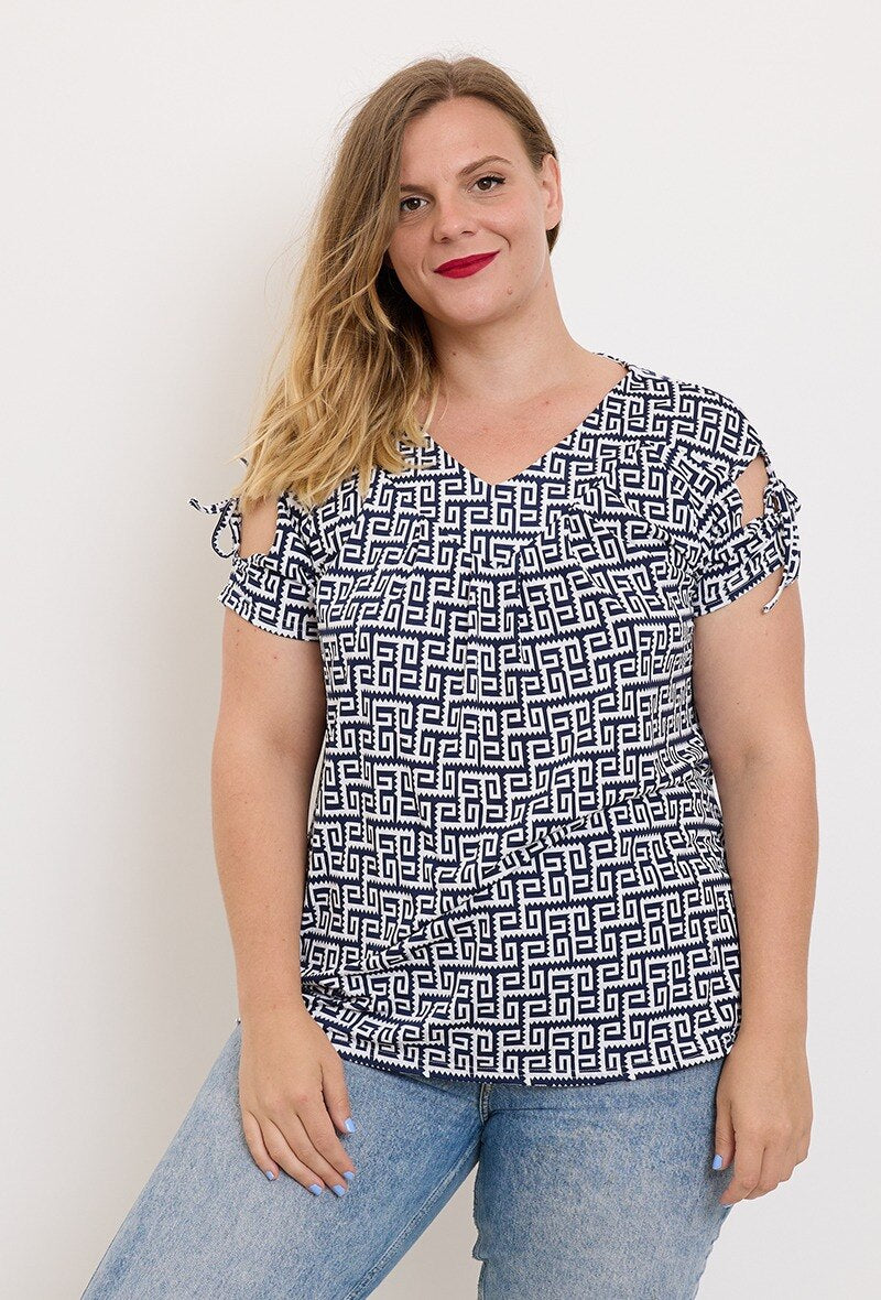 Blus i Stor Storlek - Elegans för den Storslagna Stilen