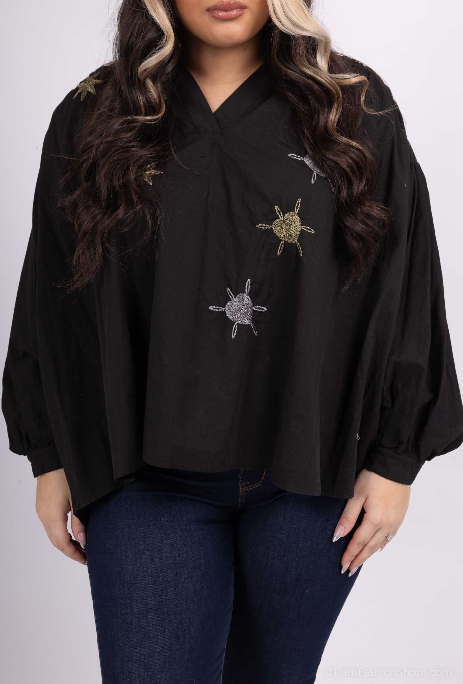 Blouse i Stor Storlek