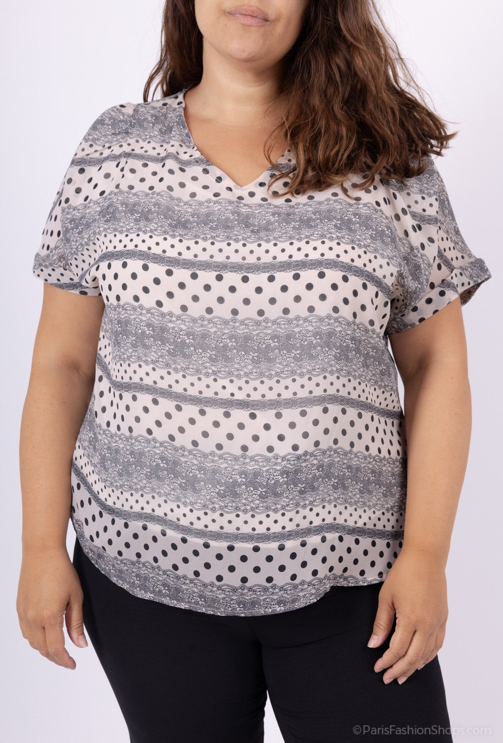 Plus Size Printed blouses