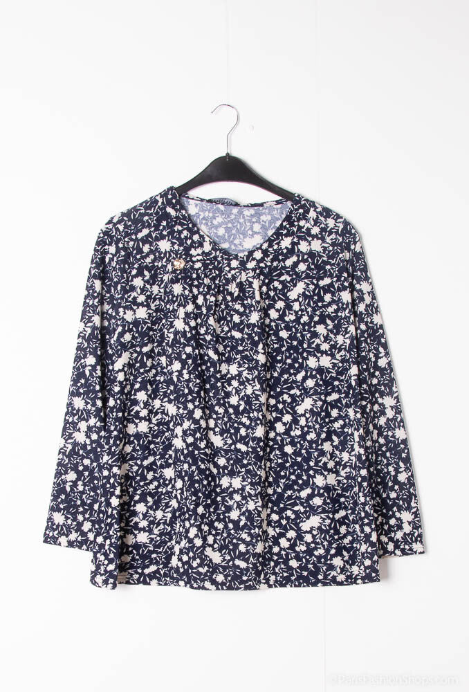 Printed Blouses i Stor Storlek