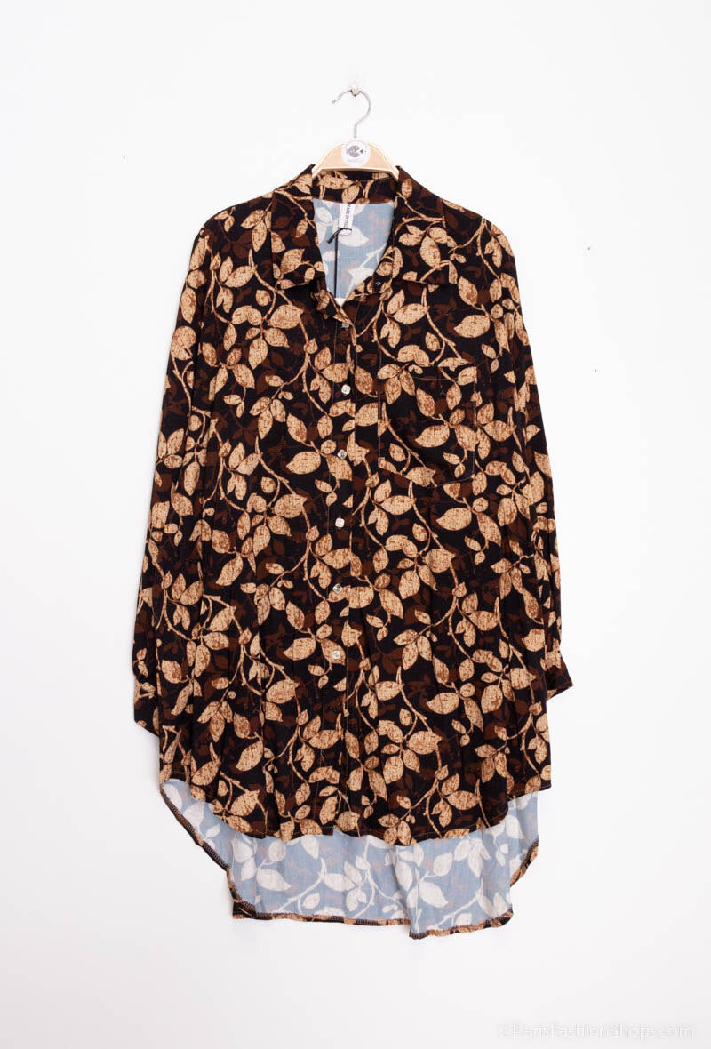 Plus Size Lyocell Skjorta