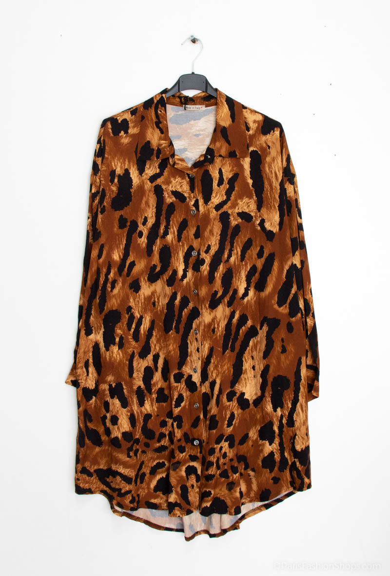 Lång skjorta i Stor Storlek