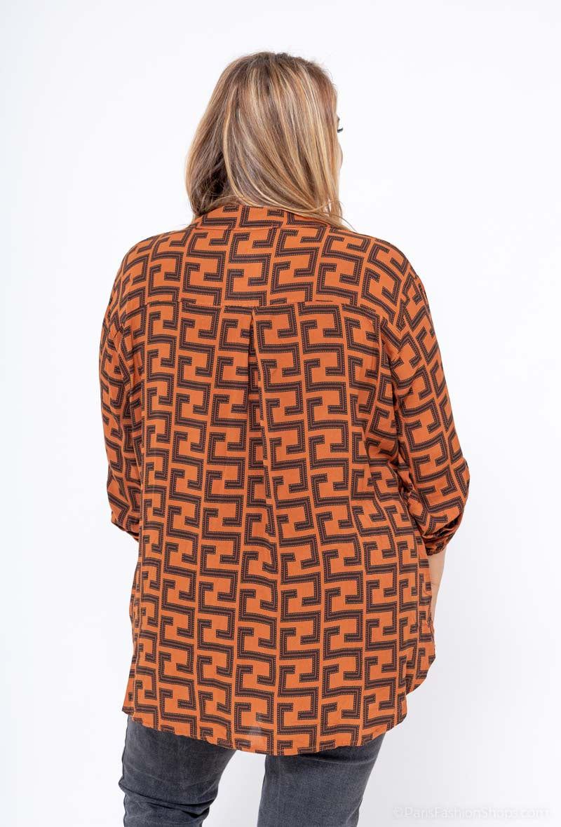 Skjorta i Stor Storlek – Elegant och Bekväm