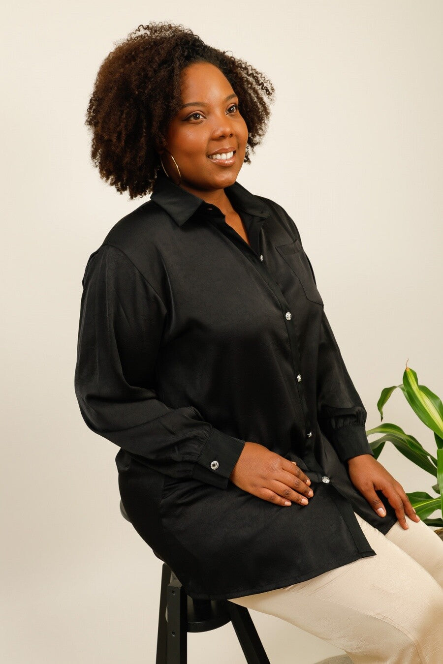 Plus size shirts i Stor Storlek