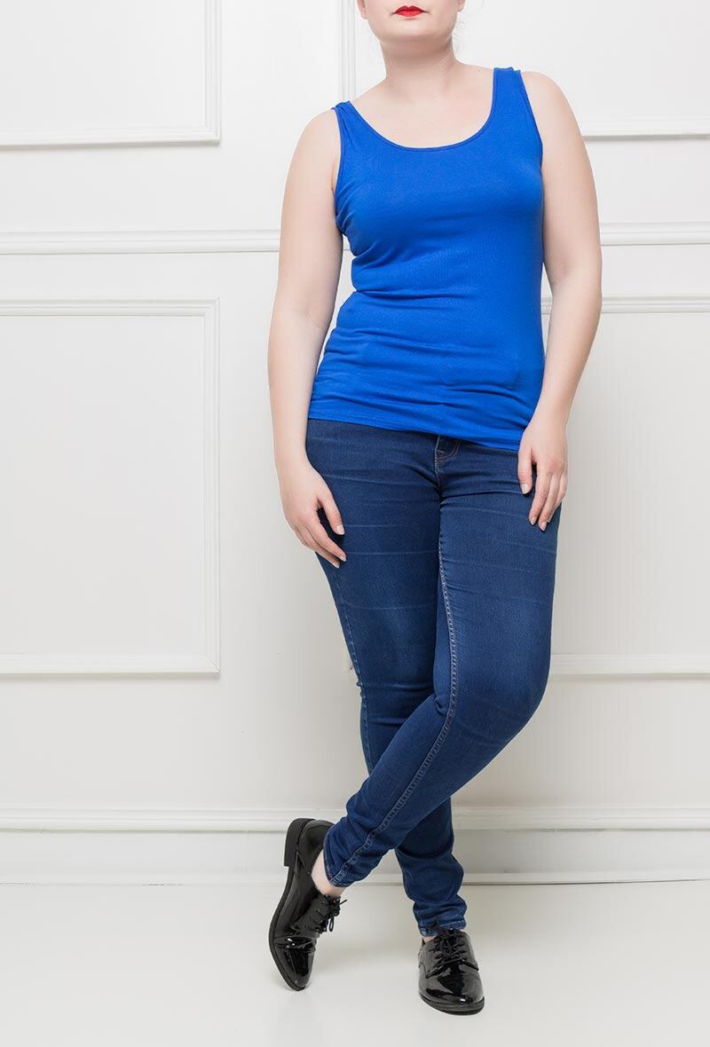 Basic tank top i Stor Storlek