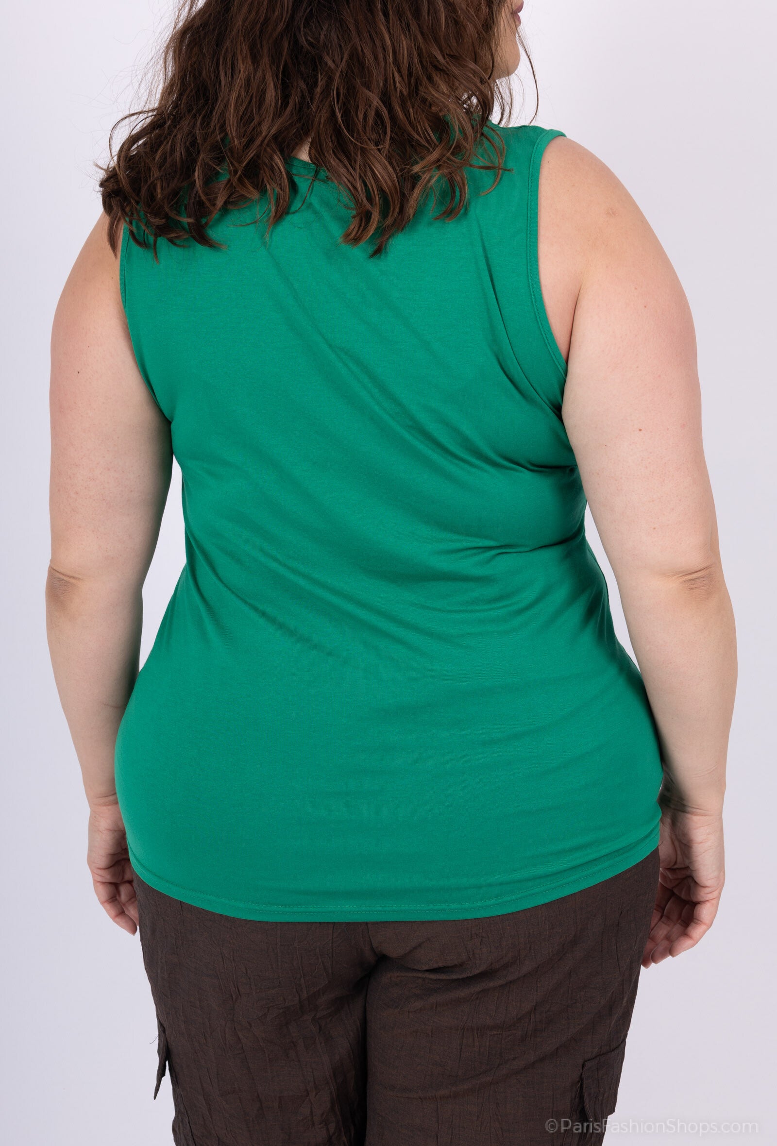 Basic tank top i Stor Storlek