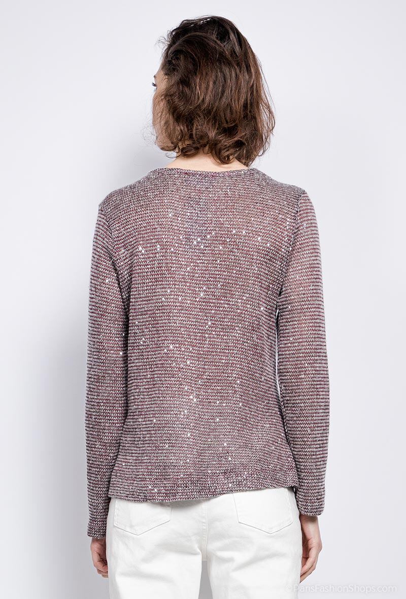 Glitter cardigan i Stor Storlek