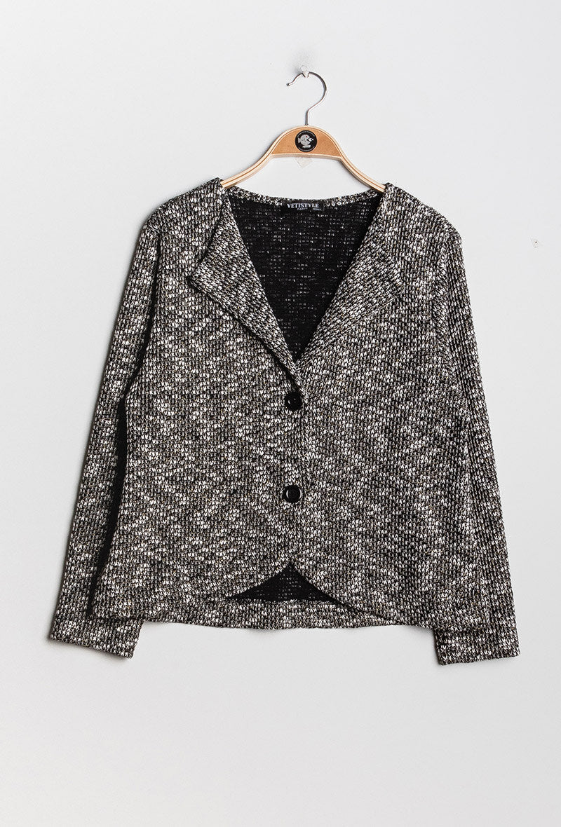 Glitter cardigan i Stor Storlek