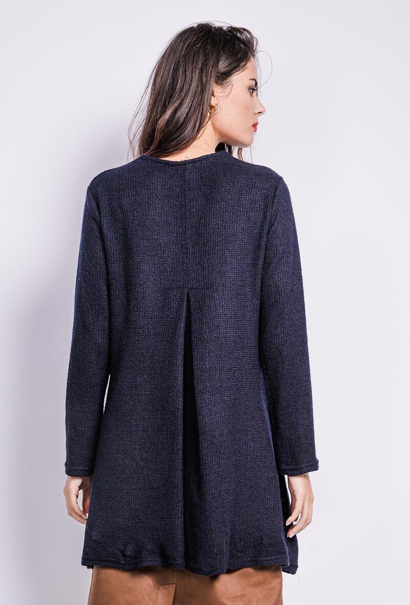 Cardigan med knappar i Stor Storlek