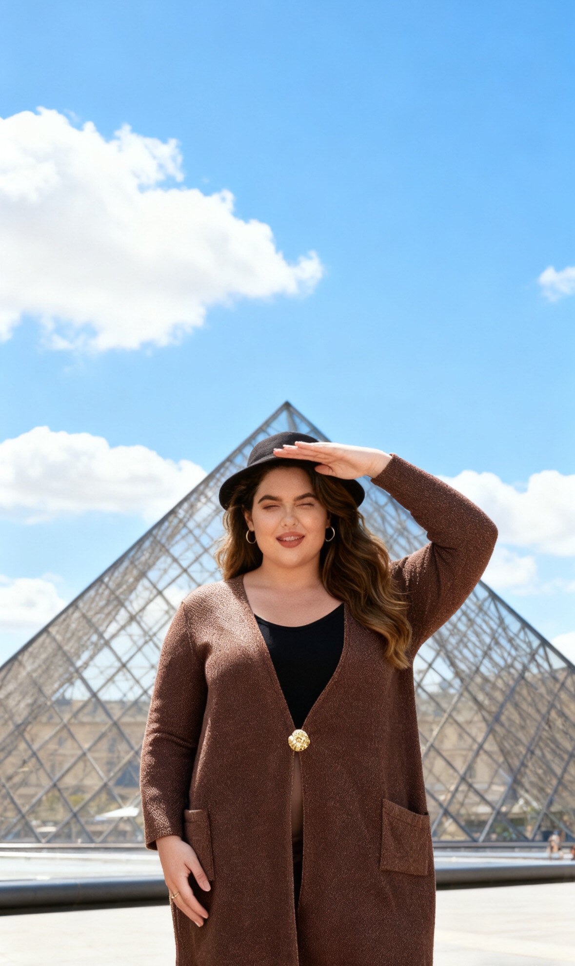 Plus size cardigan i Stor Storlek