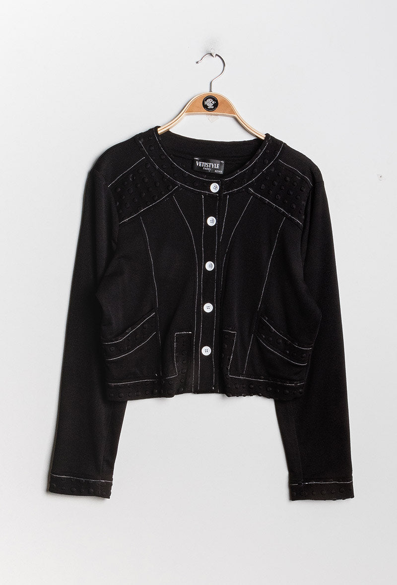 Stretch cardigan i Stor Storlek