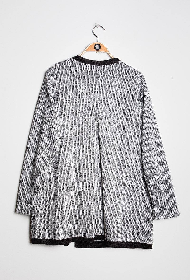 Zip cardigan i Stor Storlek