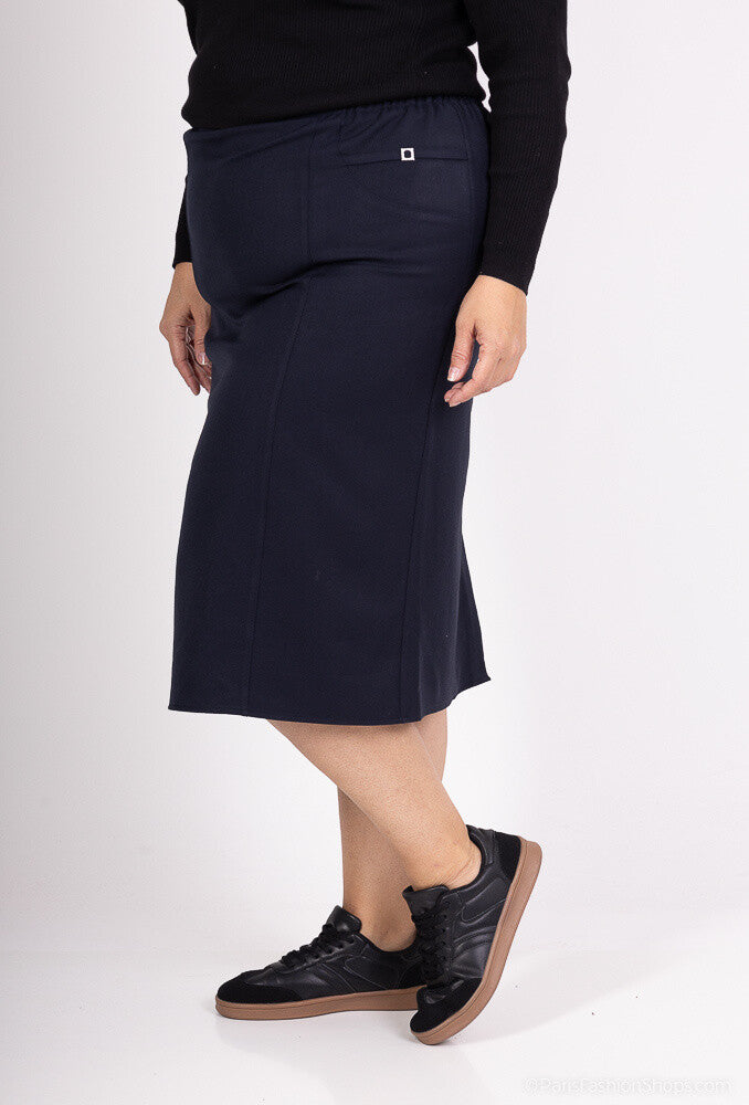 Lined Skirt i Stor Storlek