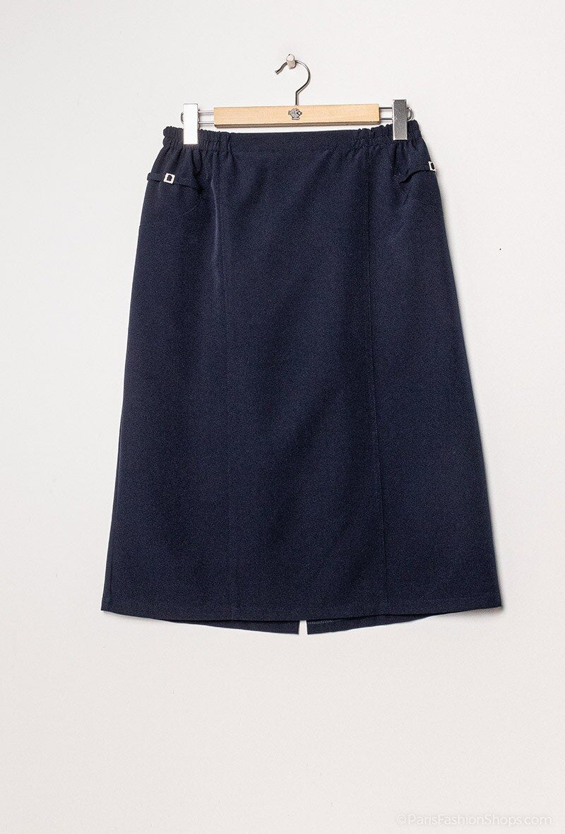 Stretch skirt i Stor Storlek