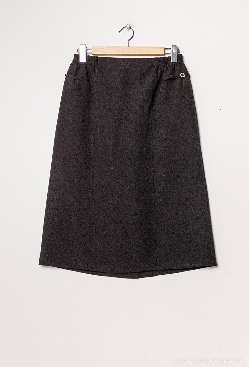 Stretch skirt i Stor Storlek