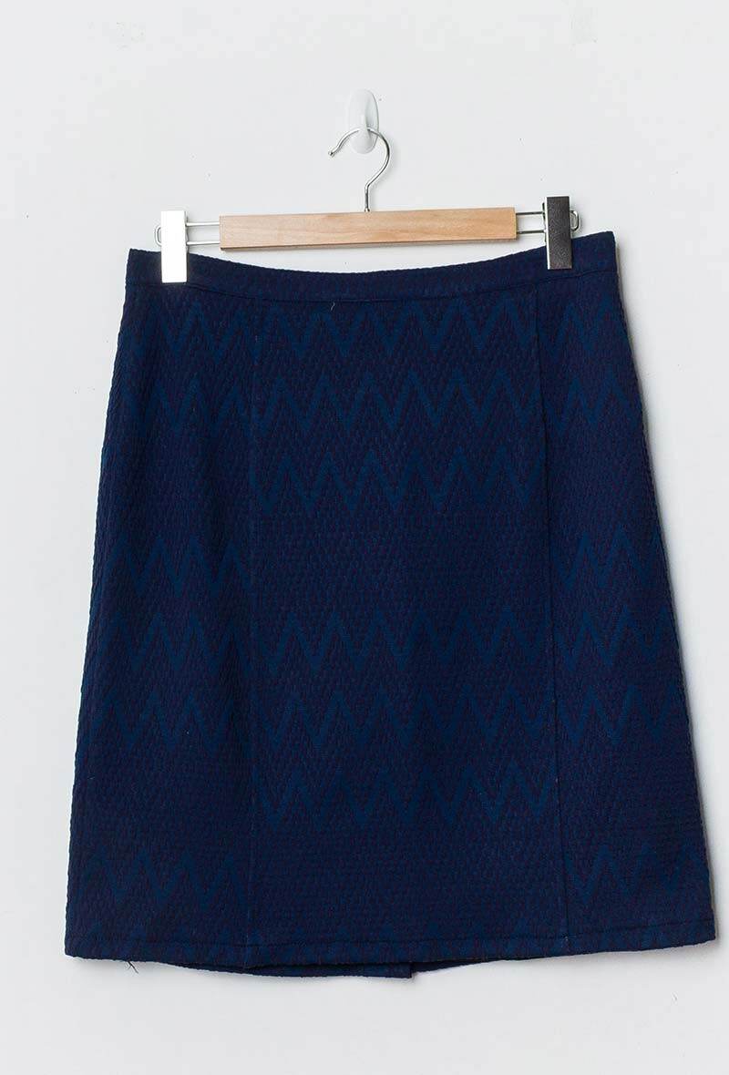 Textured skirt i Stor Storlek