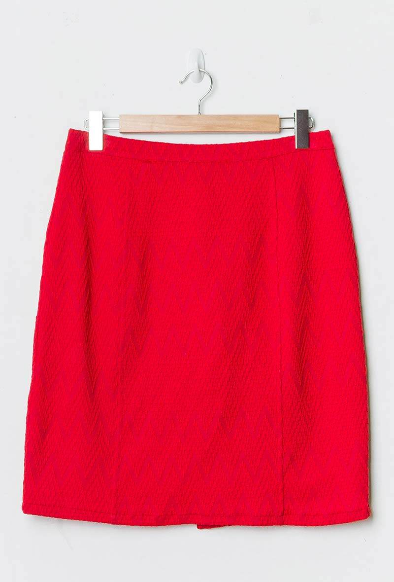 Plus Size Textured skirt