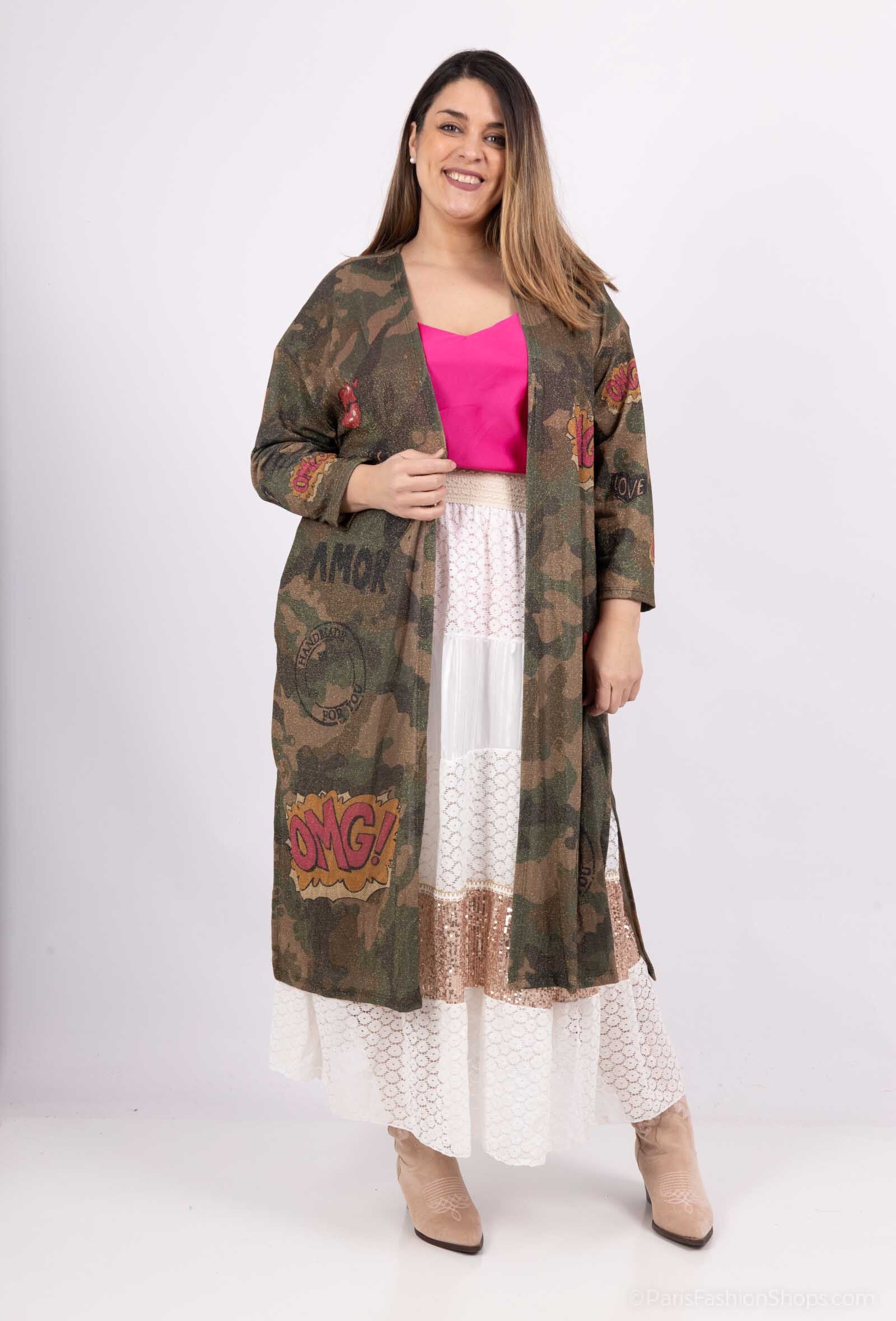 The model is 170cm tall and size 44-46. i Stor Storlek