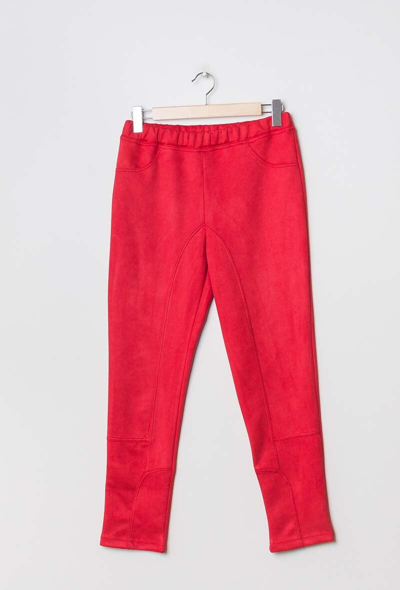 Suede legging i Stor Storlek