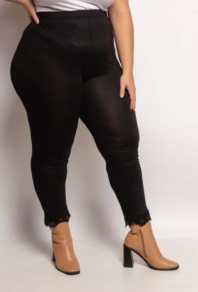 Plus size leggings i Stor Storlek