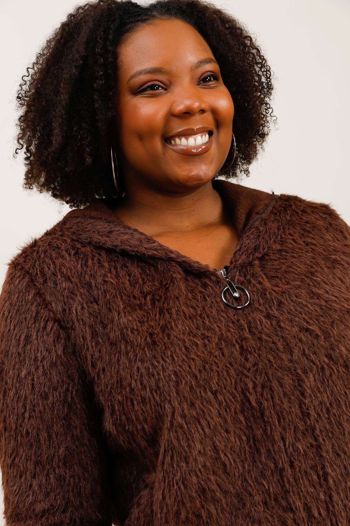 Plus Size Coat i Stor Storlek