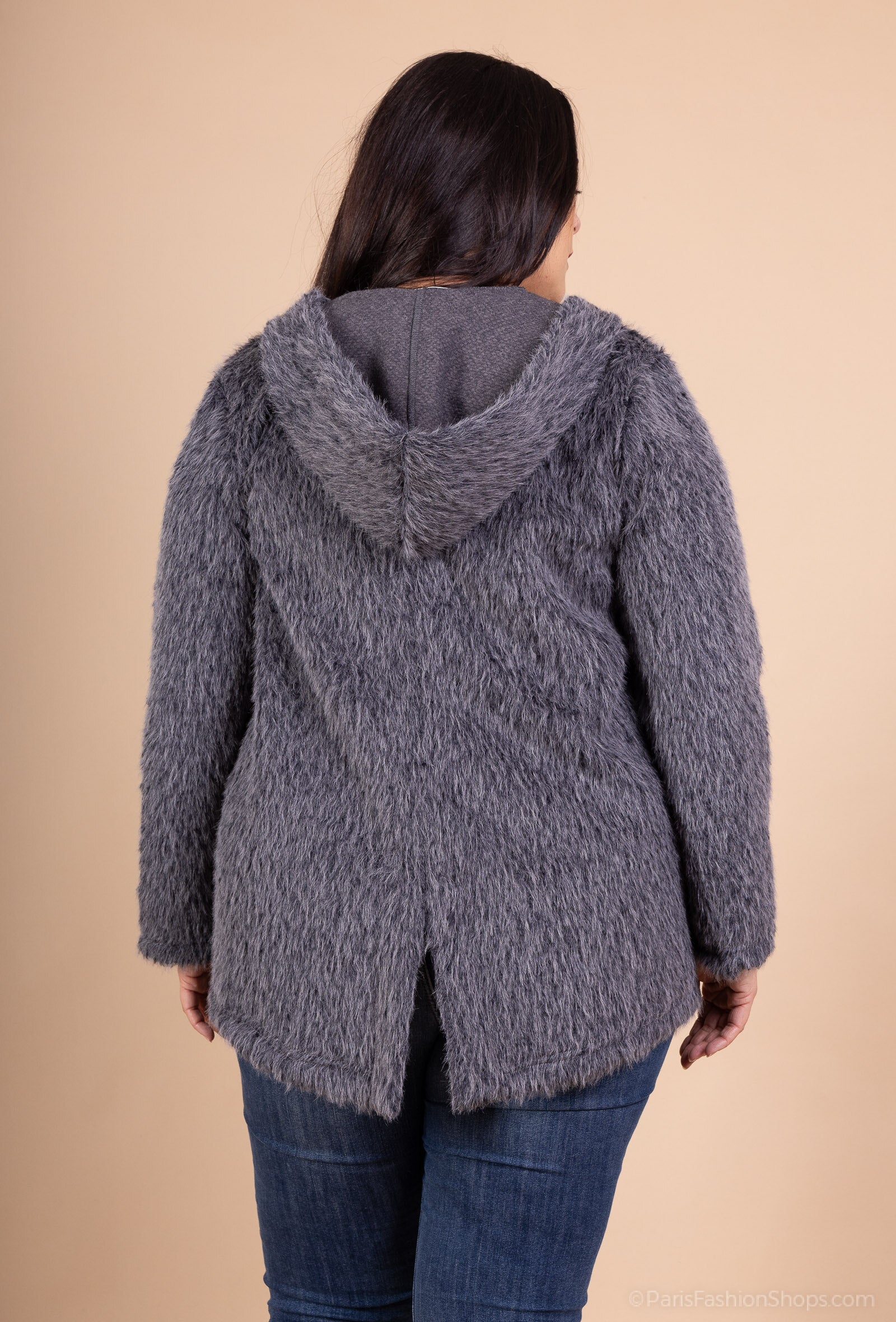 Plus size coat i Stor Storlek