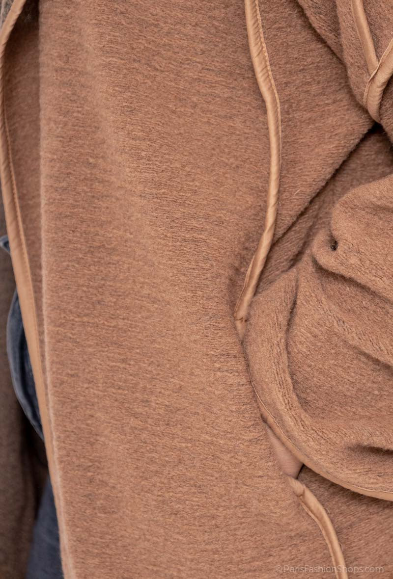 Elegant och Värmande Kappa i Stor Storlek