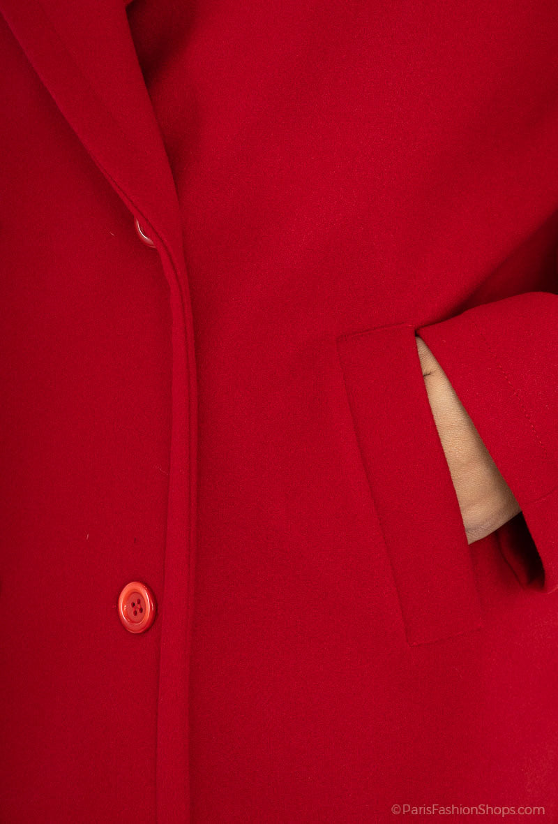 Plus Size Boule Coats för Kvinnor
