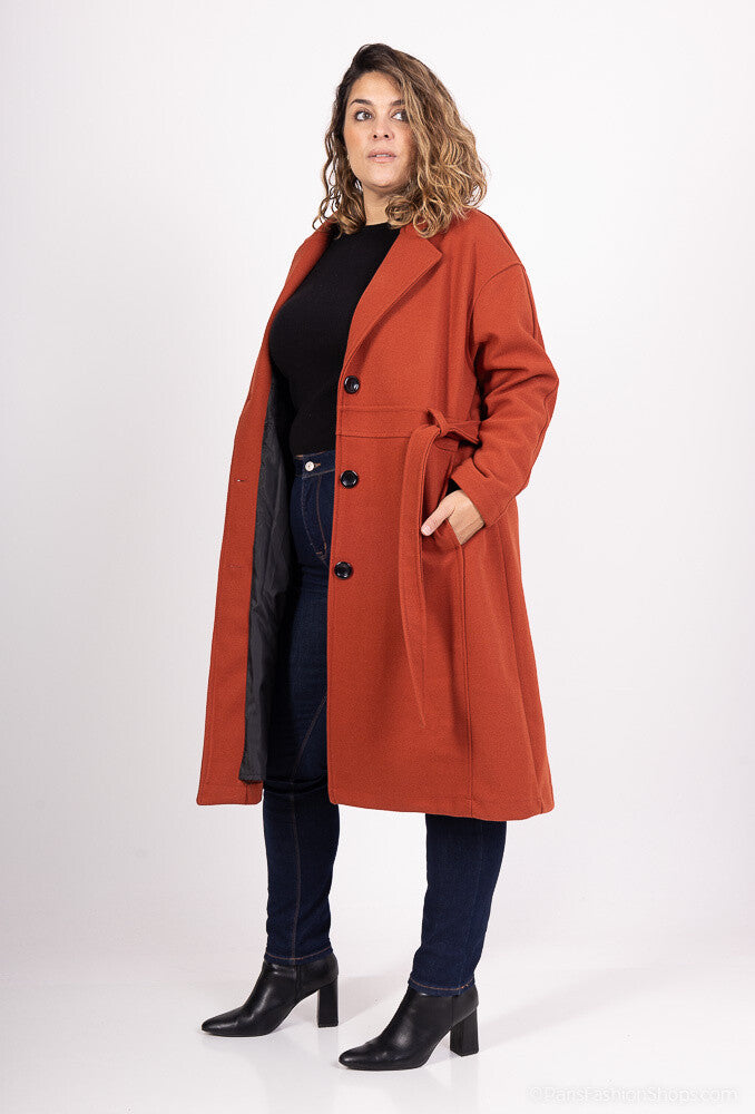 Lined coats i Stor Storlek