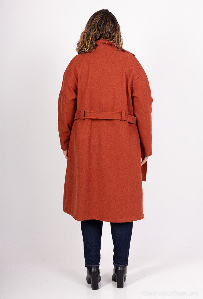 Lined coats i Stor Storlek