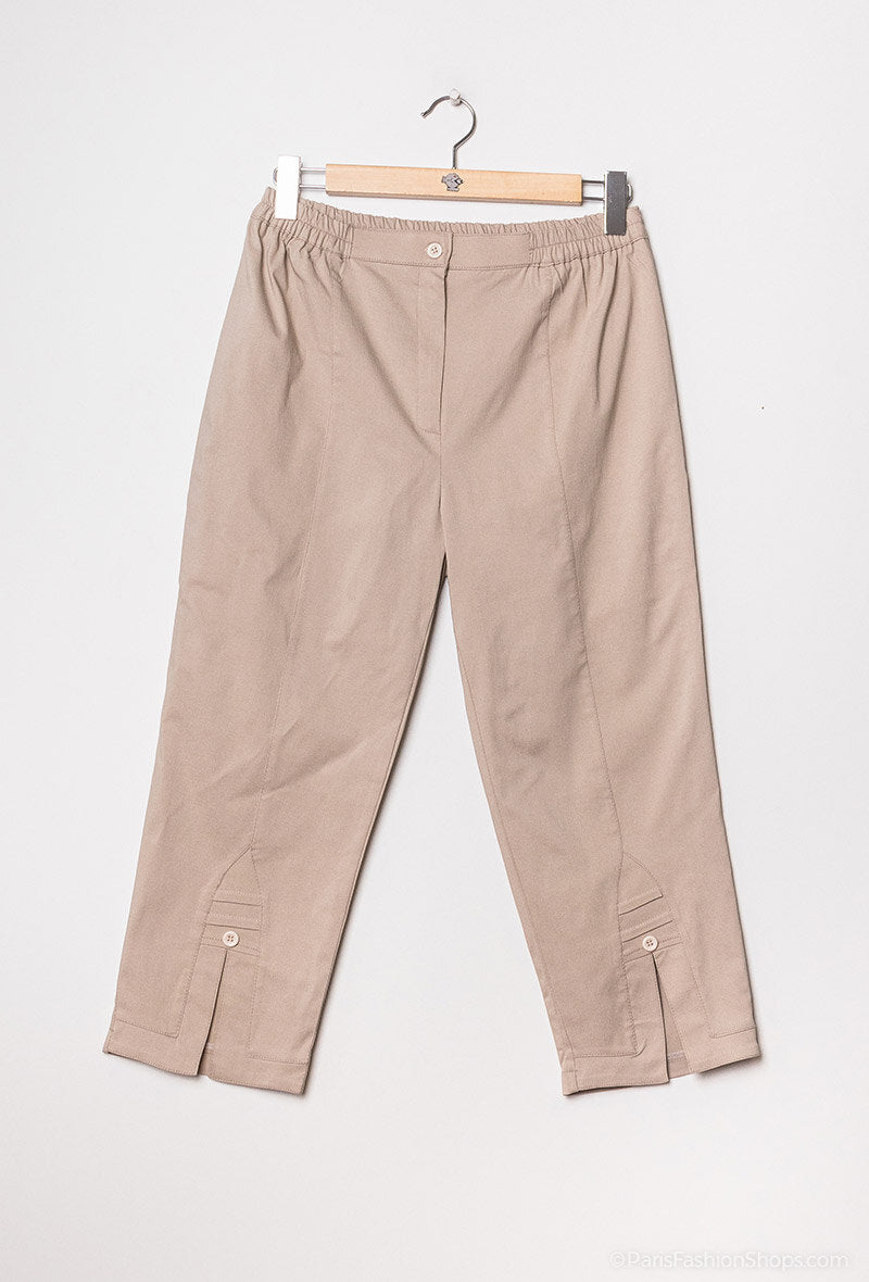 Crop pants i Stor Storlek