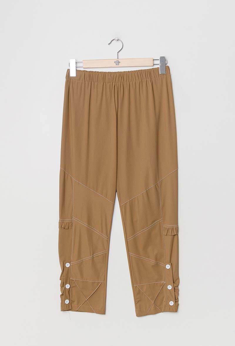 Cropped pants i Stor Storlek