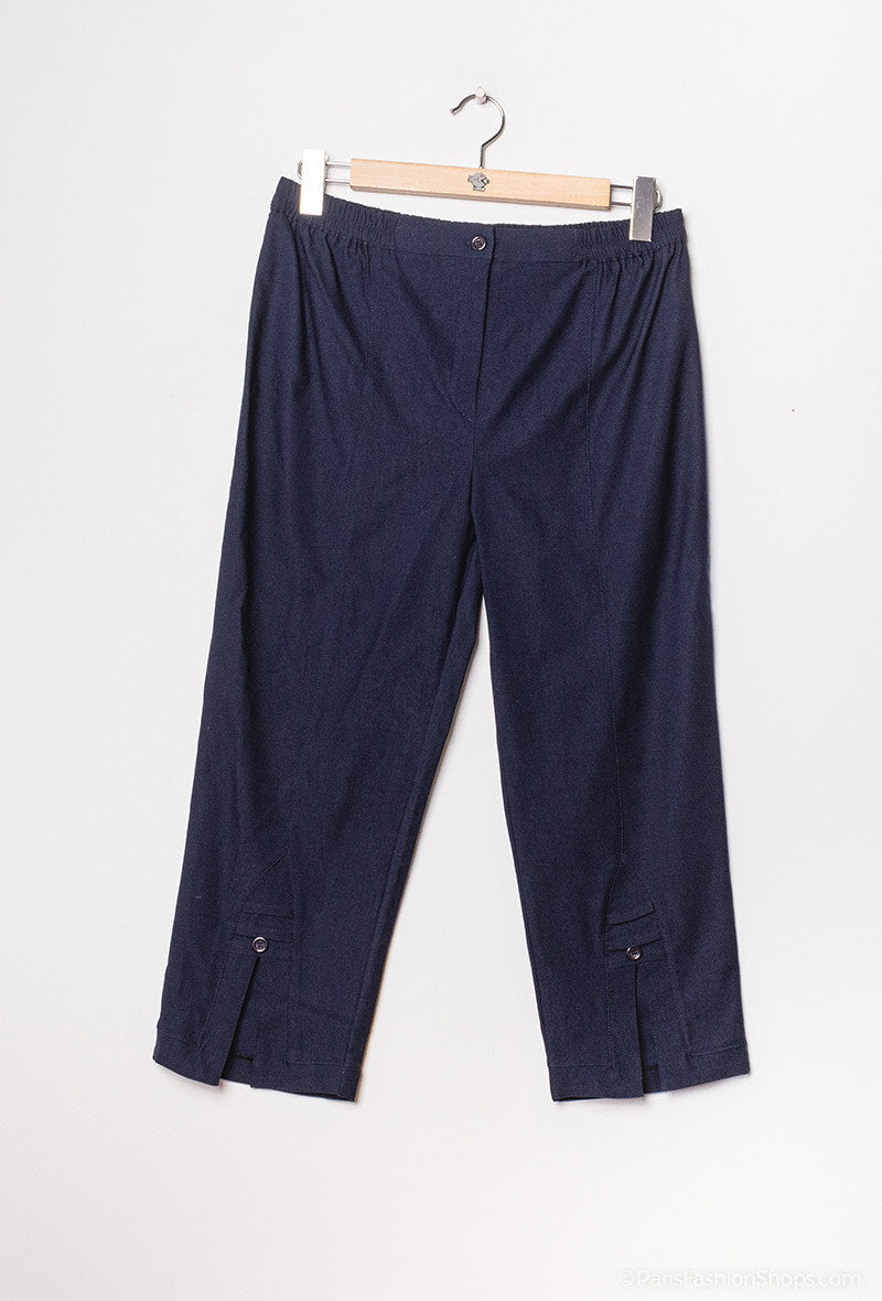 Crop pants i Stor Storlek