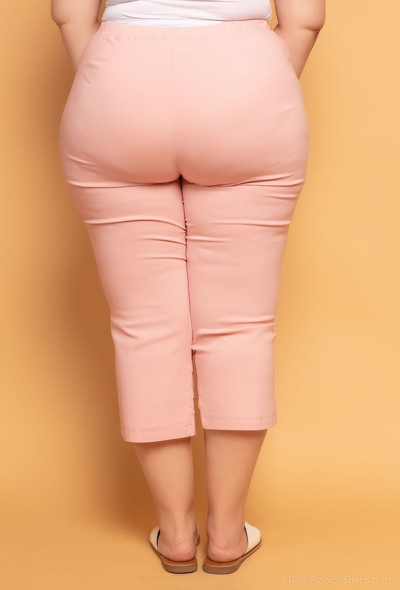 Crop Pants i Stor Storlek