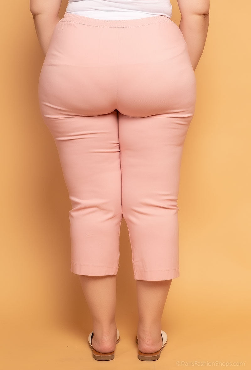 Crop Pants i Stor Storlek