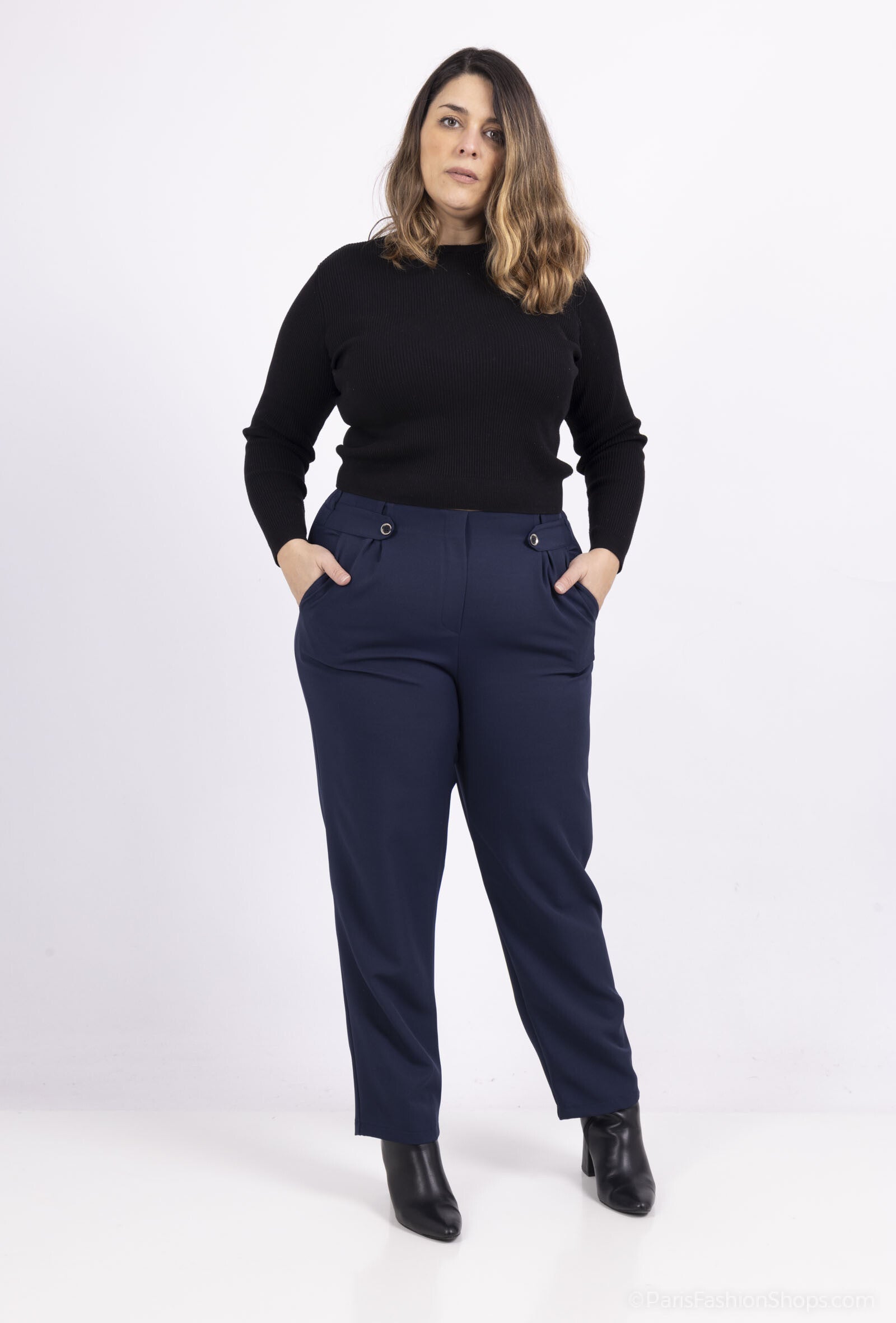 Chic Byxor i Stor Storlek