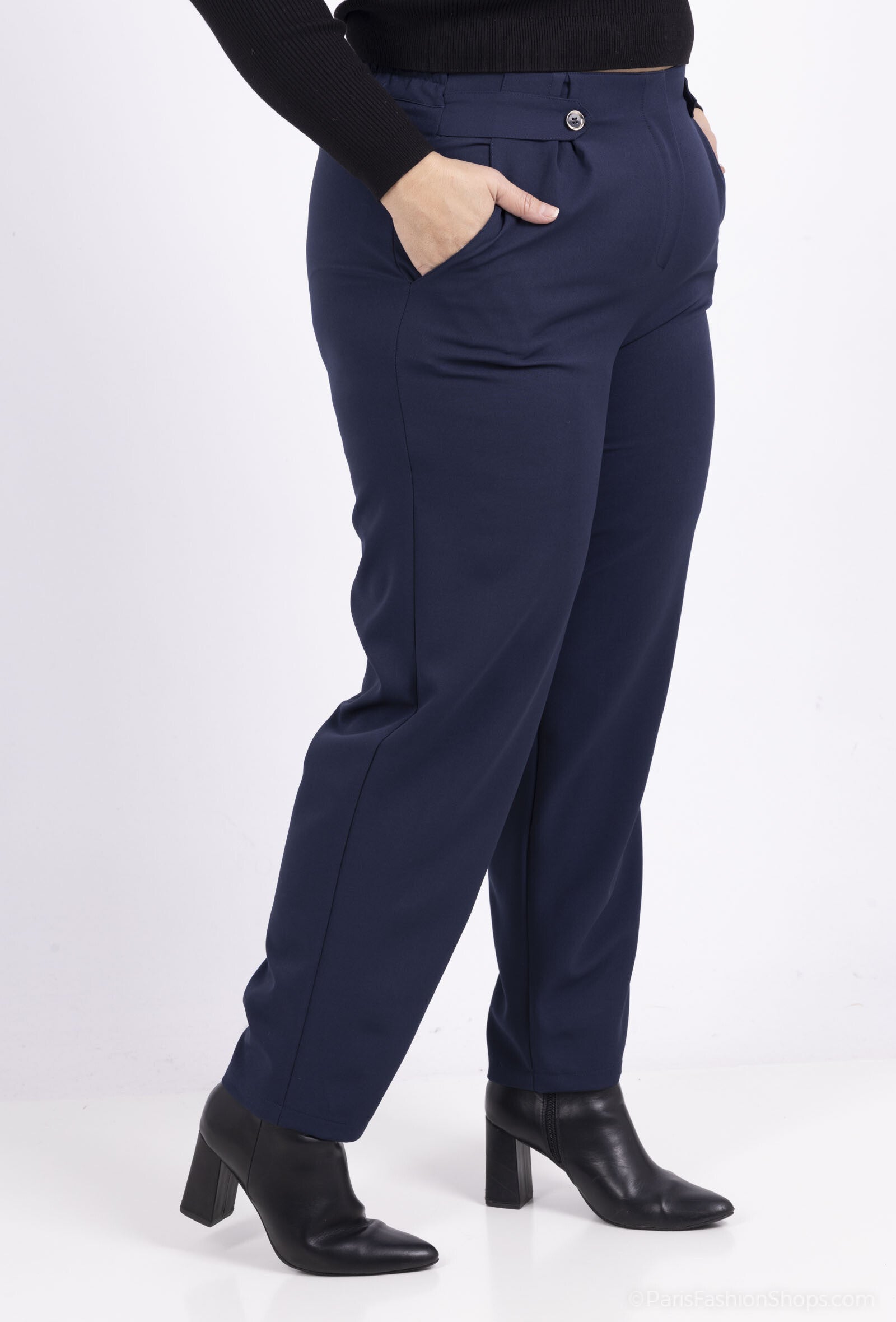 Chic Byxor i Stor Storlek