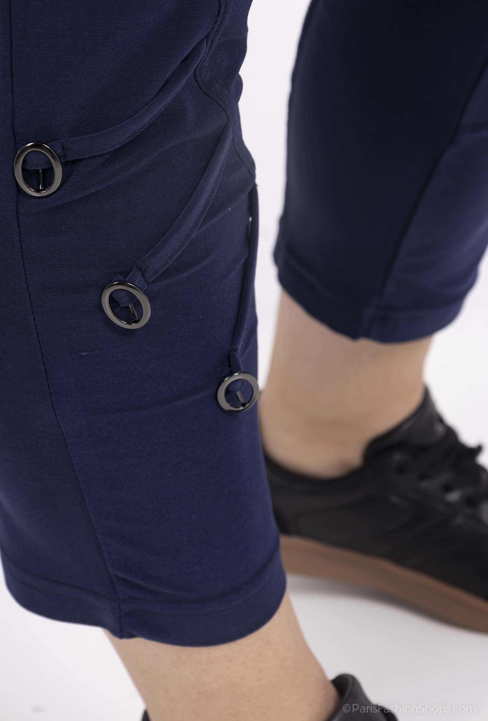 Byxor med stretchdetalj i Plus Size