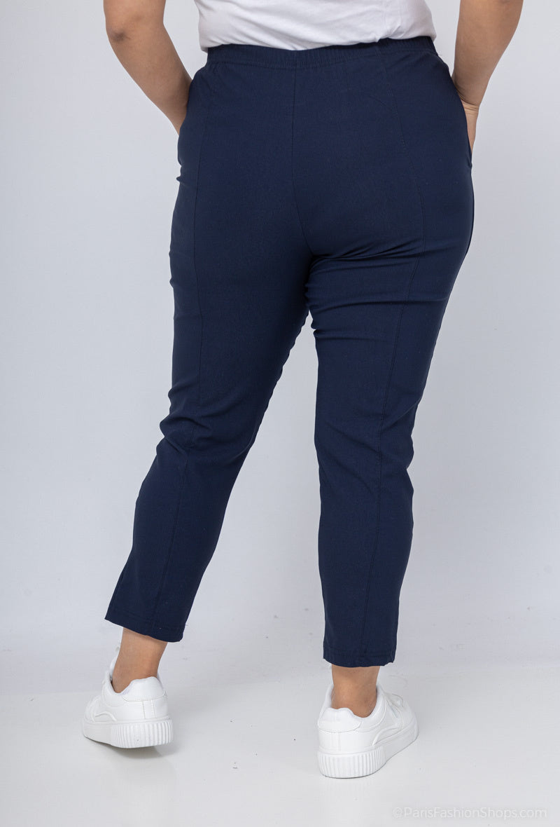 Stretch pants i Stor Storlek